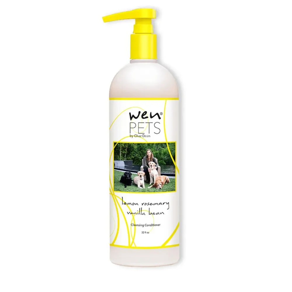 WEN Pets by Chaz Dean Lemon Rosemary Vanilla Bean Cleansing Conditioner 32 oz
